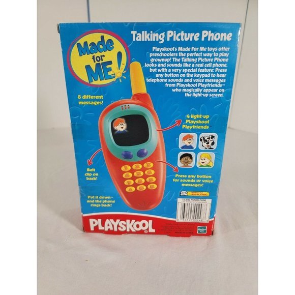 NOS NEW Hasbro 2000 Talking Picture Phone Pretend Play Toddlers Kids - Picture 7 of 9